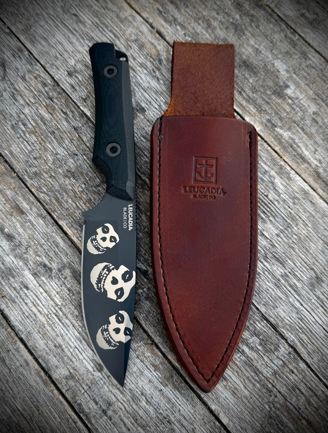 LandShark and Ono leather sheath