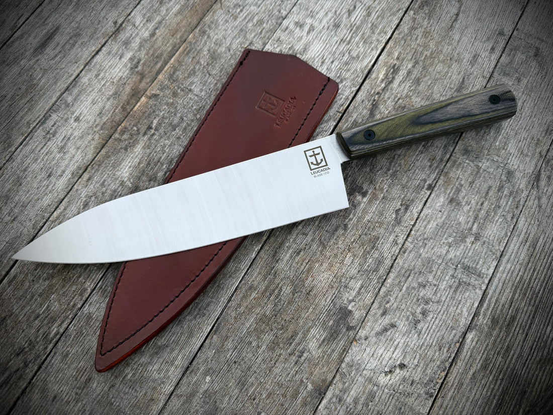 Chef and Bunka leather sheath