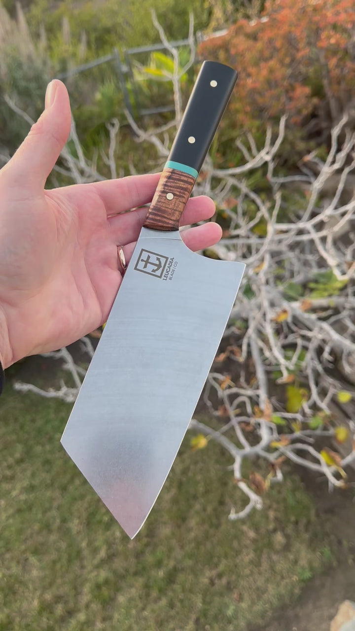 Hawaiian Koa-Seafoam-Black Chef & El Choppo